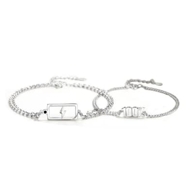 【米蘭精品】現貨+預購 925純銀手鍊情侶對鍊(設計感純銀蛇骨鍊生日情人節聖誕節交換禮物男女飾品74dv28)
