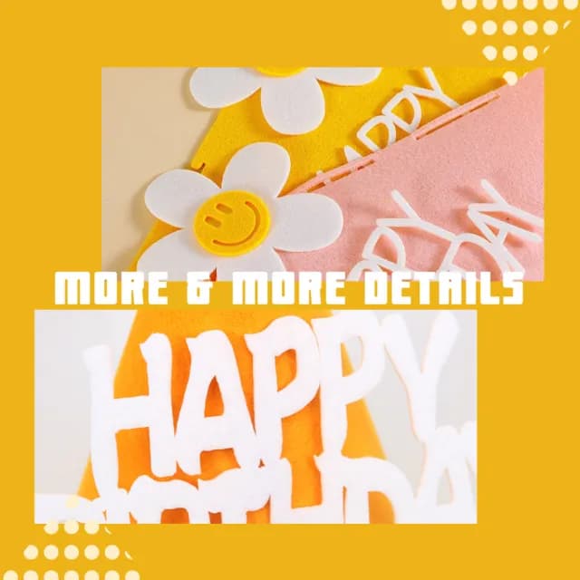 【派對小物】ins小雛菊生日帽2入(慶生帽 佈置 拍照道具 韓系 裝飾 造型 髮飾 可愛頭飾)