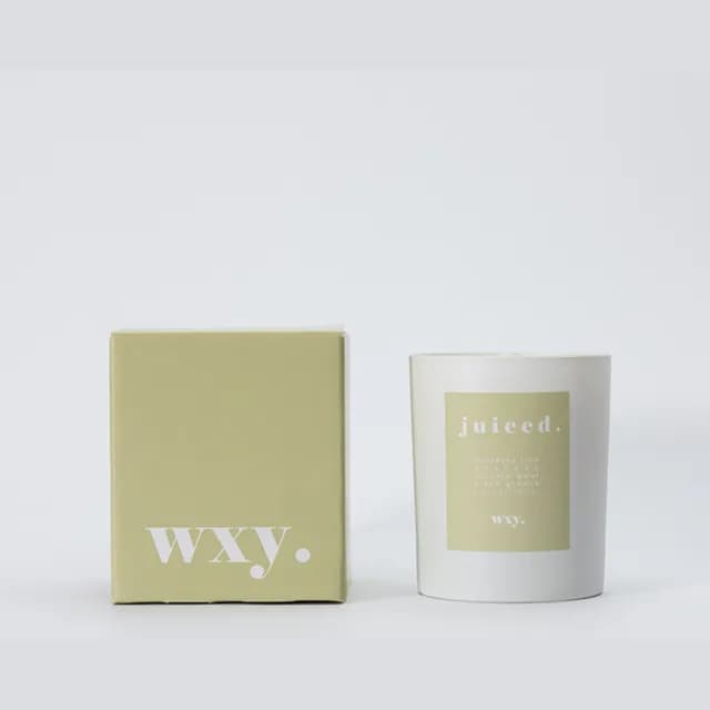 【英國 wxy.】經典蠟燭- juiced. 萊姆酪梨 & 黃瓜(200g/專櫃公司貨)