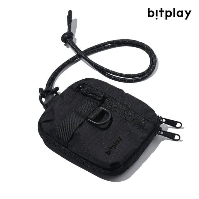 【bitplay】Essential Pouch 機能小包 V2 炭黑色(含頸掛繩 情人節 禮物 尾牙)
