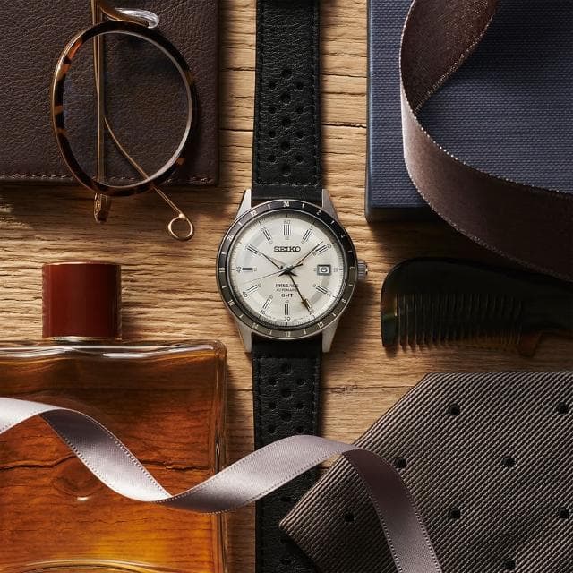【SEIKO 精工】Presage Style60’s 復古風 GMT 機械腕錶 母親節 禮物 推薦(SSK011J1/4R34-00B0Z)