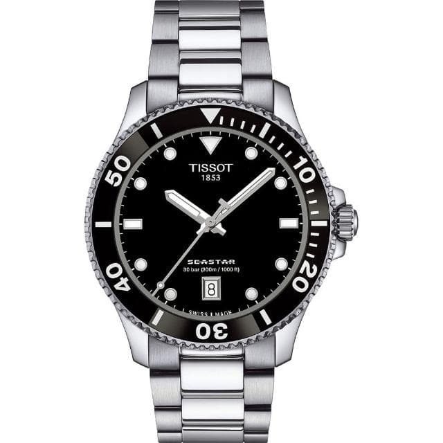 【TISSOT 天梭 官方授權】Seastar 1000 海洋之星300米潛水錶 手錶 母親節 禮物 送禮(T1204101105100)