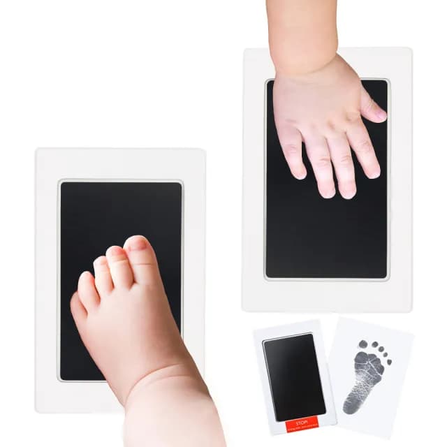 【紀念禮物】寶寶手足印台(免沖洗 貓 狗 寵物 嬰兒 手印 印記 拓印 手腳印 不沾手 成長紀錄)