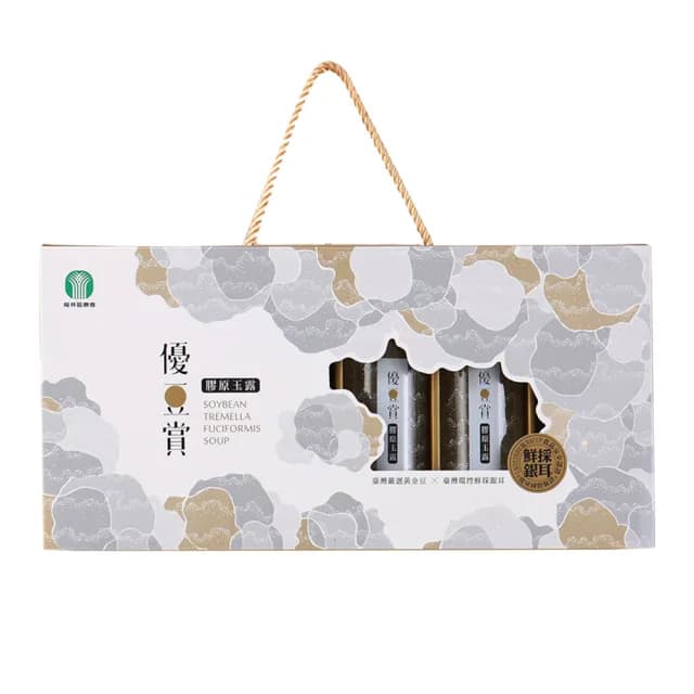 【龍井農會】優豆賞膠原玉露禮盒X1盒(230gX6瓶/盒 中秋節、中秋禮盒、伴手禮)