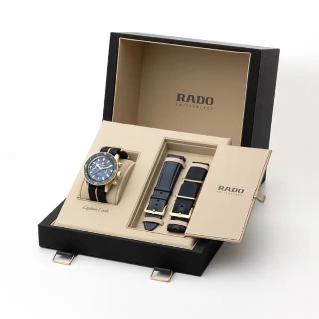 【Rado 雷達表】R02 庫克船長 系列 青銅 300米潛水計時腕錶送禮推薦(R32146208)