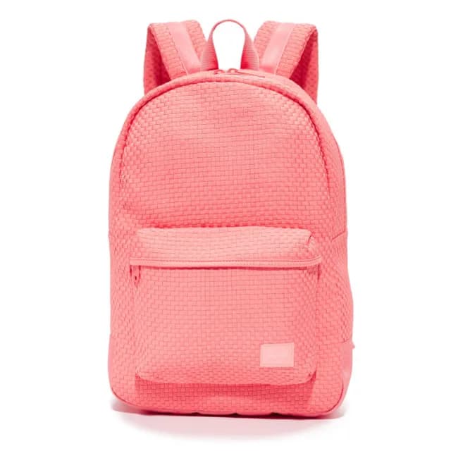 【Herschel】情人節禮物 Lawson 高階 編織 Woven 粉紅 粉色 防水拉鍊 筆電夾層 防潑水 女生 背包 後背包 防
