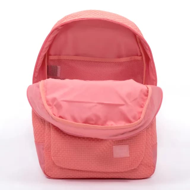 【Herschel】情人節禮物 Lawson 高階 編織 Woven 粉紅 粉色 防水拉鍊 筆電夾層 防潑水 女生 背包 後背包 防