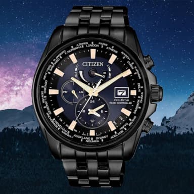 【CITIZEN 星辰】GENTS系列 電波對時 萬年曆 光動能腕錶 畢業禮物 送禮 推薦(AT9039-51L)