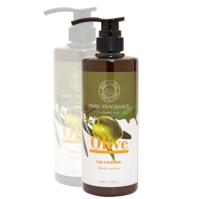 【Paris fragrance 巴黎香氛】橄欖潤澤洗髮露500ml(飯店御用備品/生日禮物/送禮/居家/spa)