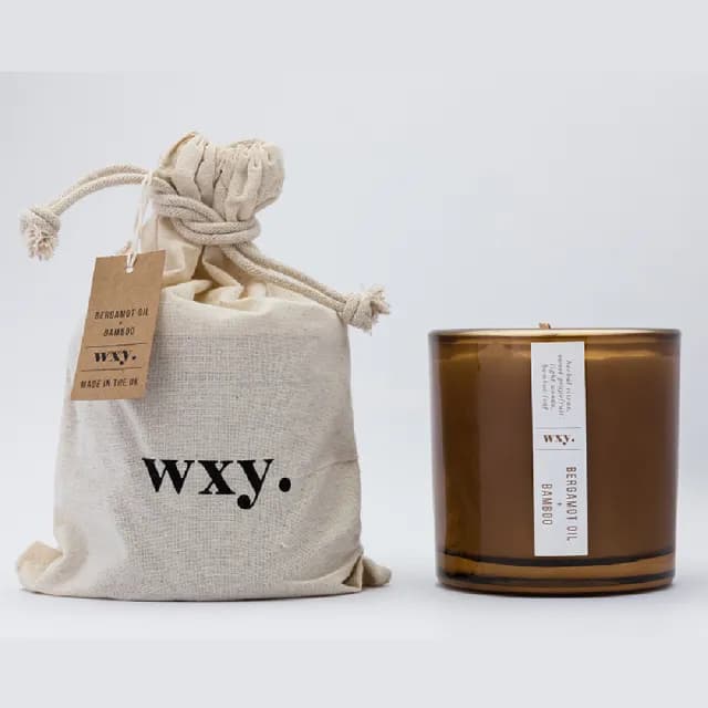 【英國 wxy.】Amber蠟燭- 佛手柑油 & 竹(L/350g/專櫃公司貨)