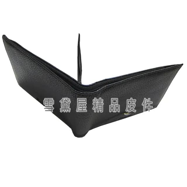 【SNOW.bagshop】情人節禮物 真皮包包  短夾專櫃男仕短夾100%進口軟質牛皮革材質(加長尺寸活動型證件夾荔枝