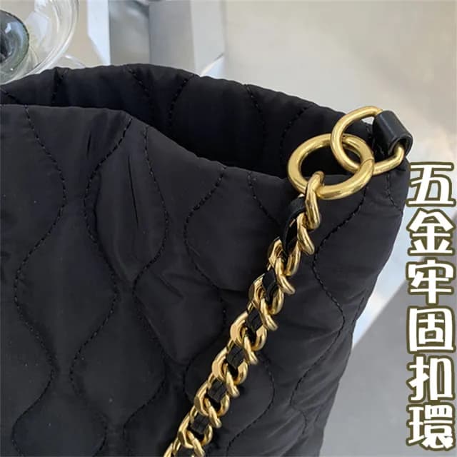 【MoonDy】情人節禮物 包包女 包包 鏈條包 斜背包女 尼龍包 子母包 小香風包包 隨身包 菱格鏈條包 小眾包包