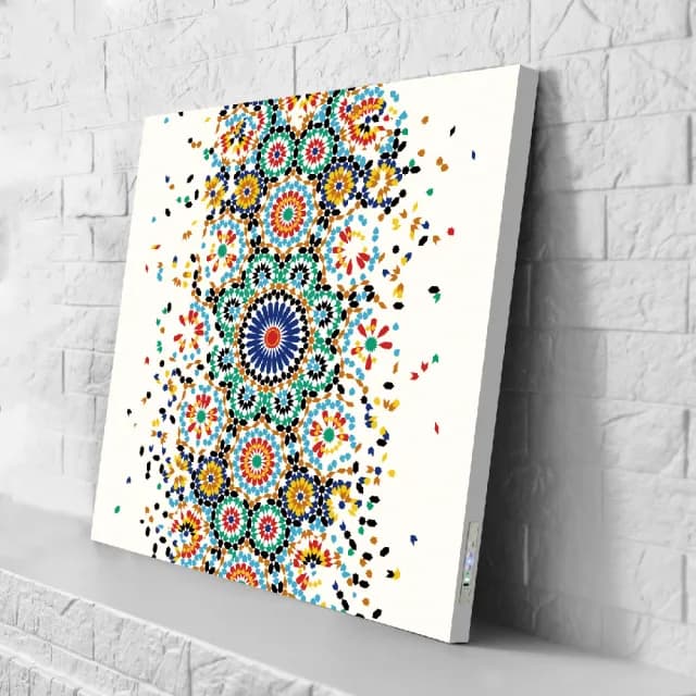 【日本 VisualSonic】看見你的聲音 藍牙畫布音箱-Morocco(掛畫喇叭)