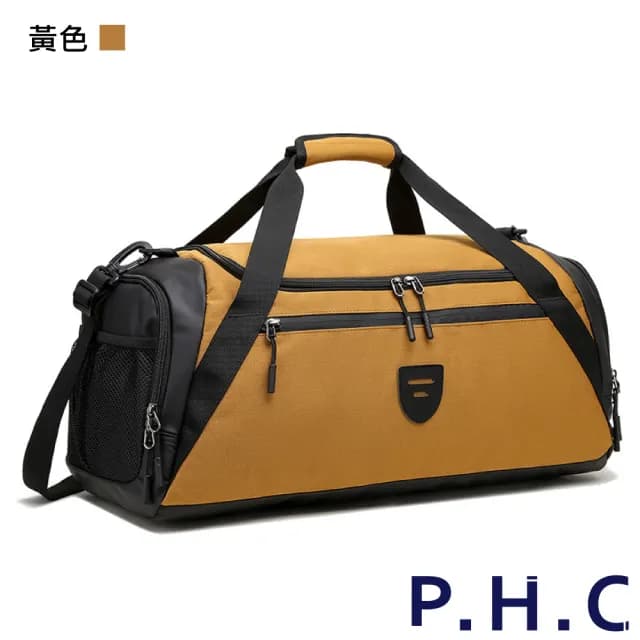 【PHC】情人節禮物 大容量乾濕分離運動旅行包(現+預 黑色／灰色／綠色／黃色)