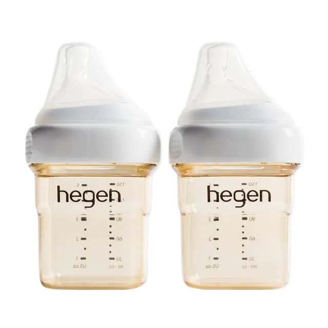 【hegen 總代理】新手多功組(150ml雙瓶+小波浪食物分格儲存組)