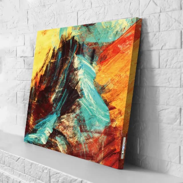 【日本 VisualSonic】看見你的聲音 藍牙畫布音箱-Splash I(掛畫喇叭)