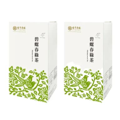 【台灣農林】官方直營 台茶風華 碧螺春綠茶x2盒(天然製材立體茶包2.5gx20入/盒)