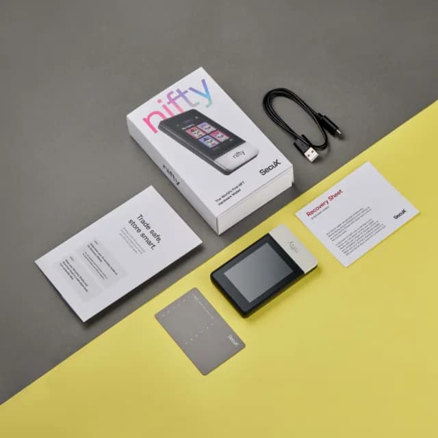 【SecuX 安瀚科技】Nifty NFT 專用圖像顯示 電子冷錢包