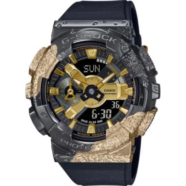 【CASIO 卡西歐】G-SHOCK 40 週年探險家之石系列 雙顯手錶 開學 送禮 禮物(GM-114GEM-1A9)