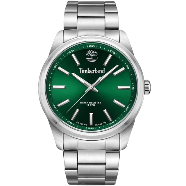 【Timberland】天柏嵐 NORTHBRIDGE系列 綠幽靈大三針腕錶/45mm 禮物 送禮 推薦(TDWGG0010806)