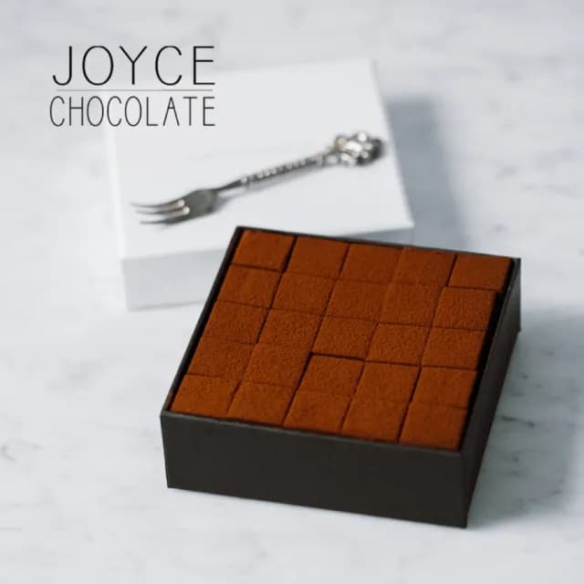 【JOYCE巧克力工房】經典73%生巧克力禮盒(25顆入 2盒組)
