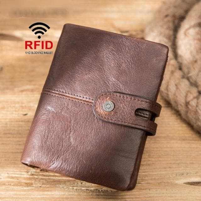 【米蘭精品】現貨+預購 短夾真皮手拿包(RFID防盜刷牛皮錢包男女皮夾父親節禮物74ep21)