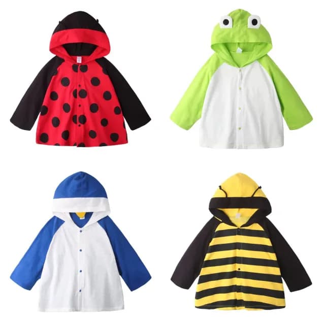 【baby童衣】任選 嬰兒披風 薄外套 動物小外套童裝 60105(蜜蜂) - momo購物網 - 好評推薦 -