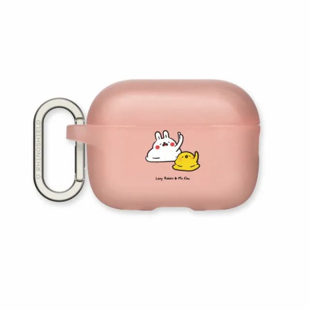 【RHINOSHIELD 犀牛盾】AirPods Pro2/Pro/第3/2/1代 無線耳機保護殼/一起爛(懶散兔與啾先生)