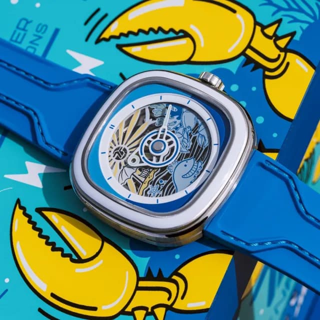 【SEVENFRIDAY】BEACH CLUB 自動上鍊機械錶 送禮 禮物 推薦(T1/09)