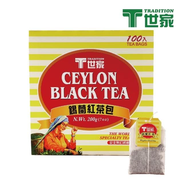 【T世家】經典錫蘭紅茶包2gx100包