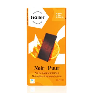 即期品【Galler伽樂】70%橙香醇黑巧克力(80g)