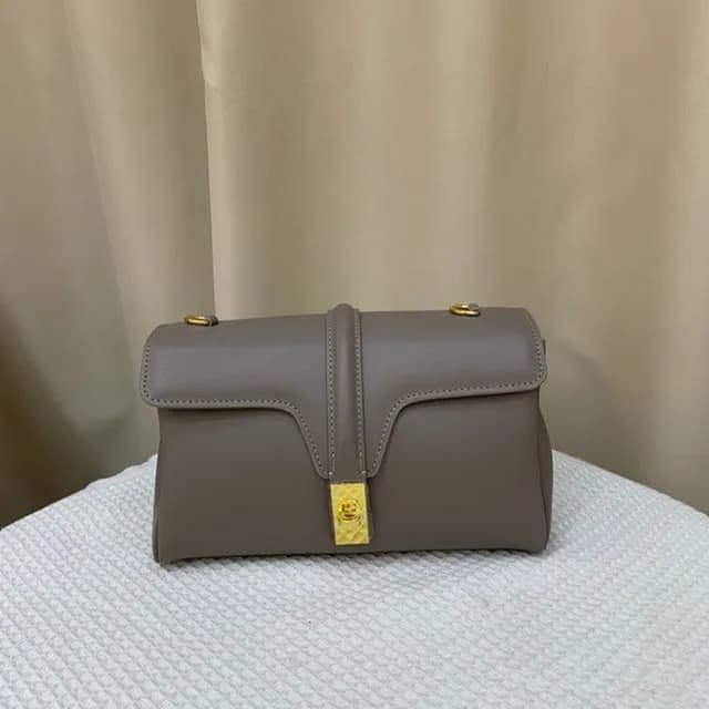 【巴黎精品】情人節禮物 真牛皮側背包真皮革單肩背包托特包手提包隨身女包包(百搭復古通勤小方包4色a1bl38)