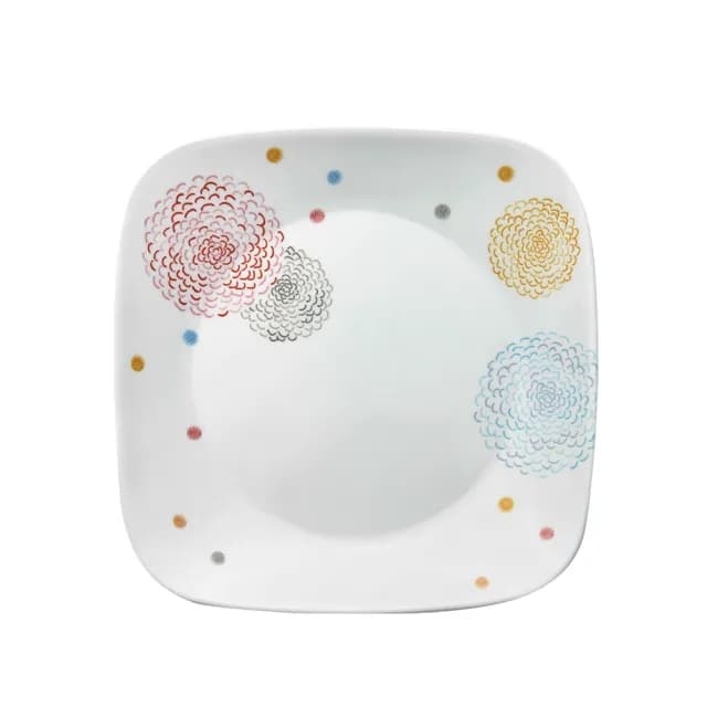 【CORELLE 康寧餐具】繽紛美夢方形8吋餐盤(2211)
