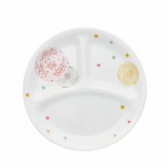 【CORELLE 康寧餐具】繽紛美夢8吋分隔餐盤(211餐盤/減脂餐盤)