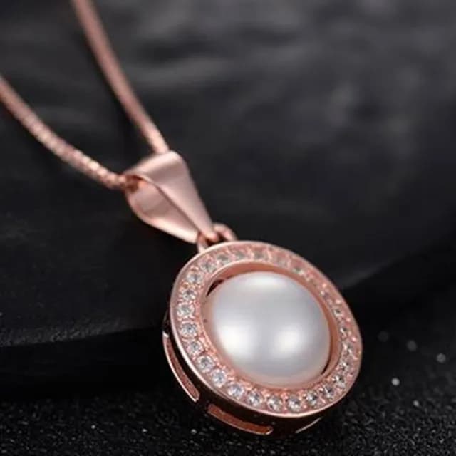 【米蘭精品】現貨+預購 珍珠項鍊流行銀飾品(簡約精緻母親節生日情人節聖誕節交換禮物73v95)