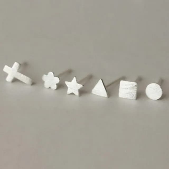 【米蘭精品】現貨+預購 耳環銀飾品耳針式耳飾(時尚簡約百搭情人節生日禮物聖誕節交換禮物首選7款73ag236)