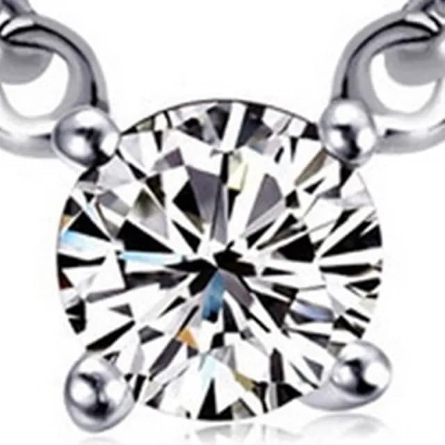 【米蘭精品】現貨+預購 鑲鑽項鍊銀飾品(獨一無二八心八箭造型美艷百搭母親節生日情人節禮物73y52)