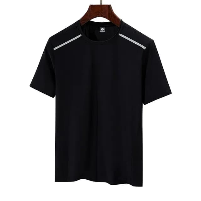 【米蘭精品】現貨+預購 冰絲T恤短袖上衣(健身速乾輕薄透氣男裝父親節禮物5色74ey11)