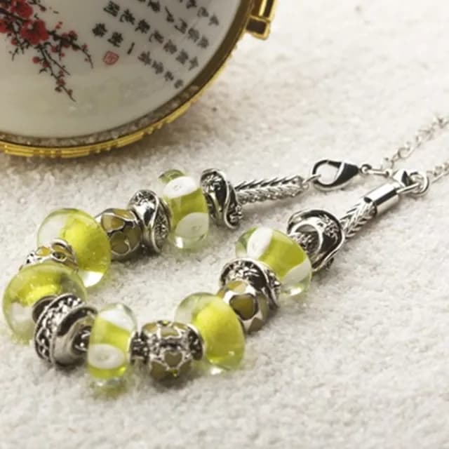 【米蘭精品】現貨+預購 串珠手鍊流行飾品(亮麗黃色系列時尚母親節情人節生日聖誕節交換禮物73ay140)