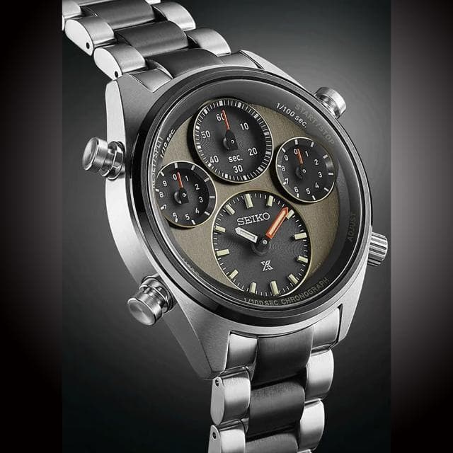 【SEIKO 精工】Prospex 40週年限量版 1/100秒太陽能計時手錶 母親節 禮物 送禮(SFJ005P1/8A50-00C0N)
