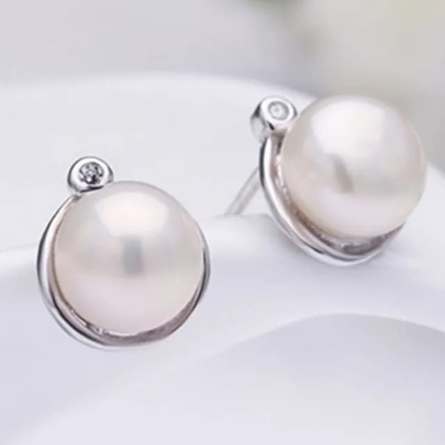 【米蘭精品】現貨+預購 鑲鑽耳環流行銀飾品(珍珠優雅高貴時尚母親節生日情人節聖誕節交換禮物73ah33)