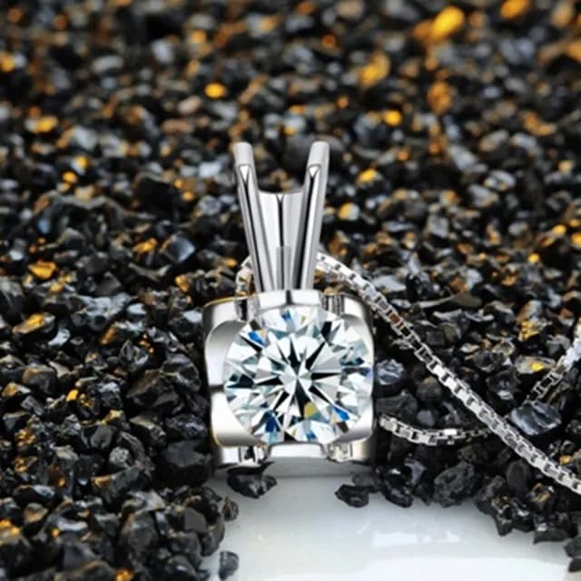 【米蘭精品】現貨+預購 項鍊鑲鑽流行銀飾品(高貴時尚百搭母親節情人節生日聖誕節交換禮物73am66)
