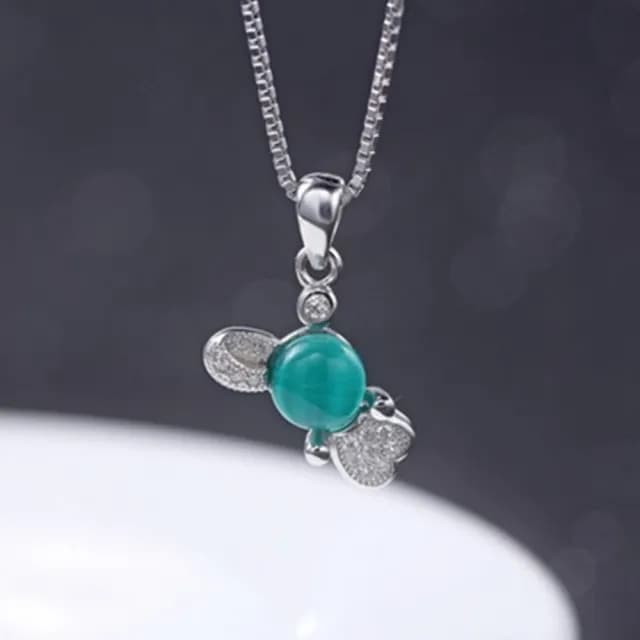 【米蘭精品】現貨+預購 項鍊鑲鑽流行銀飾品(可愛浪漫時尚母親節情人節生日聖誕節交換禮物73am93)