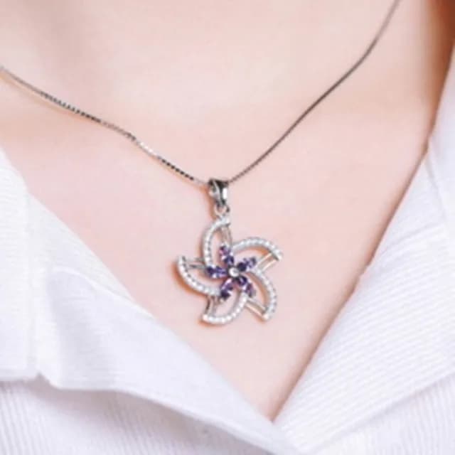 【米蘭精品】現貨+預購 項鍊鑲鑽流行銀飾品(可愛浪漫時尚母親節情人節生日聖誕節交換禮物73am97)