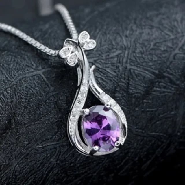 【米蘭精品】現貨+預購 項鍊鑲鑽流行銀飾品(優雅時尚母親節情人節生日聖誕節交換禮物73am108)