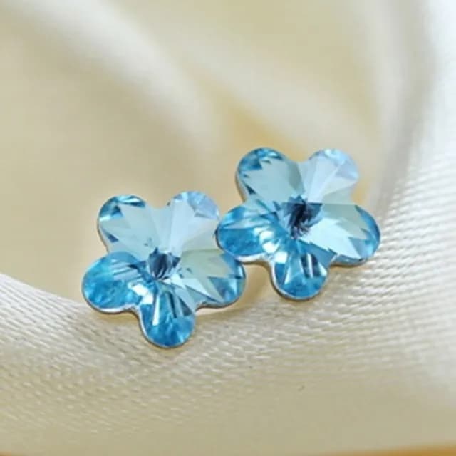 【米蘭精品】現貨+預購 耳環水晶流行銀飾品(時尚典雅母親節情人節生日聖誕節交換禮物73al7)