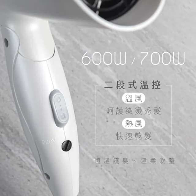 【KINYO】雙電壓折疊式吹風機110V 220V(KH-192)