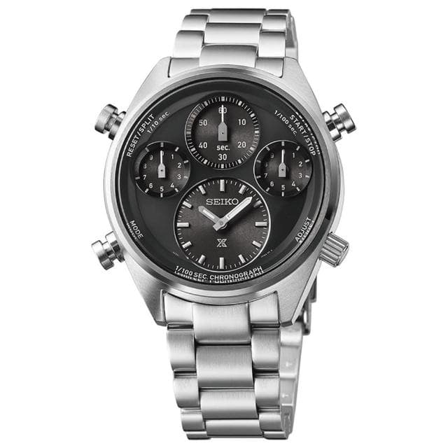 【SEIKO 精工】PROSPEX系列 40周年紀念 太陽能計時腕錶 母親節 禮物 推薦(SFJ003P1/8A50-00A0D)