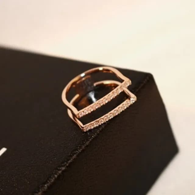 【米蘭精品】現貨+預購 玫瑰金戒指鑲鑽流行飾品(歐美經典高貴滿鑽七夕情人節生日聖誕節交換禮物73by47)