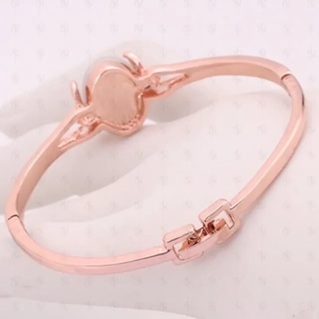 【米蘭精品】現貨+預購 玫瑰金貓眼石手環流行飾品(時尚簡約百搭鑲鑽情人節生日聖誕節交換禮物首選73cf20)